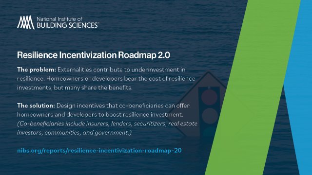 WEBINAR: TEAM DISCUSSES RESILIENCE INCENTIVIZATION ROADMAP 2.0