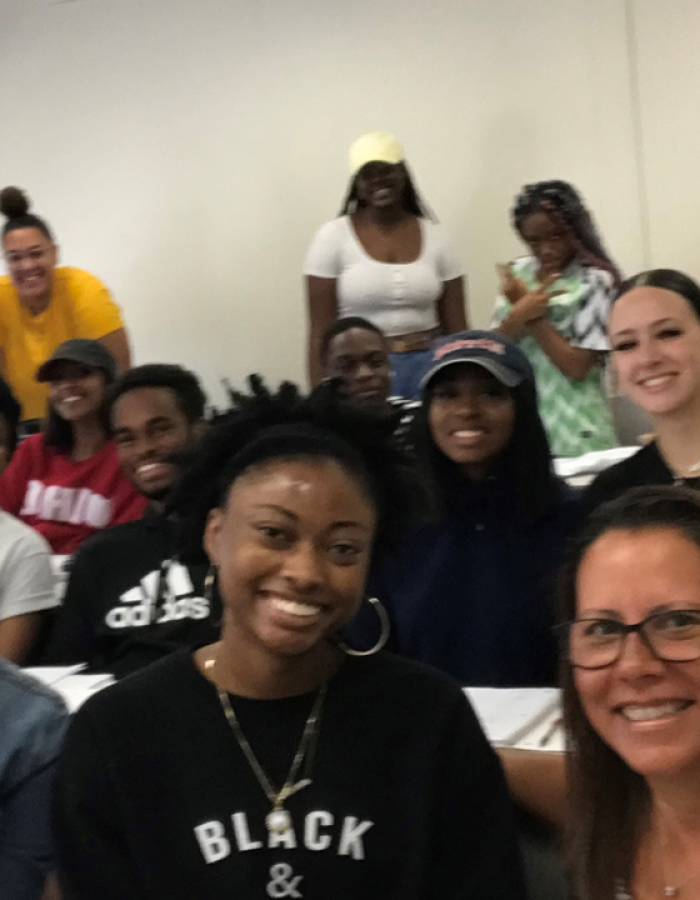 Ortiz recently met with women in Architecture at Howard University